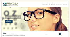 Desktop Screenshot of jacksonvillevisioncenter.com